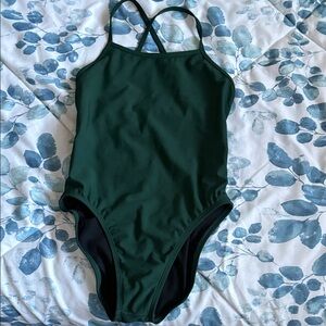 Jolyn Clothing Forest Green One Piece Swimsuit
